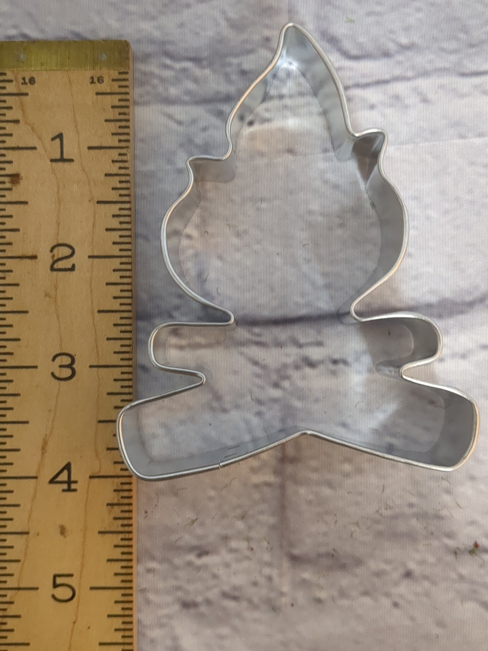 Campfire Cookie Cutter - Silver Metal